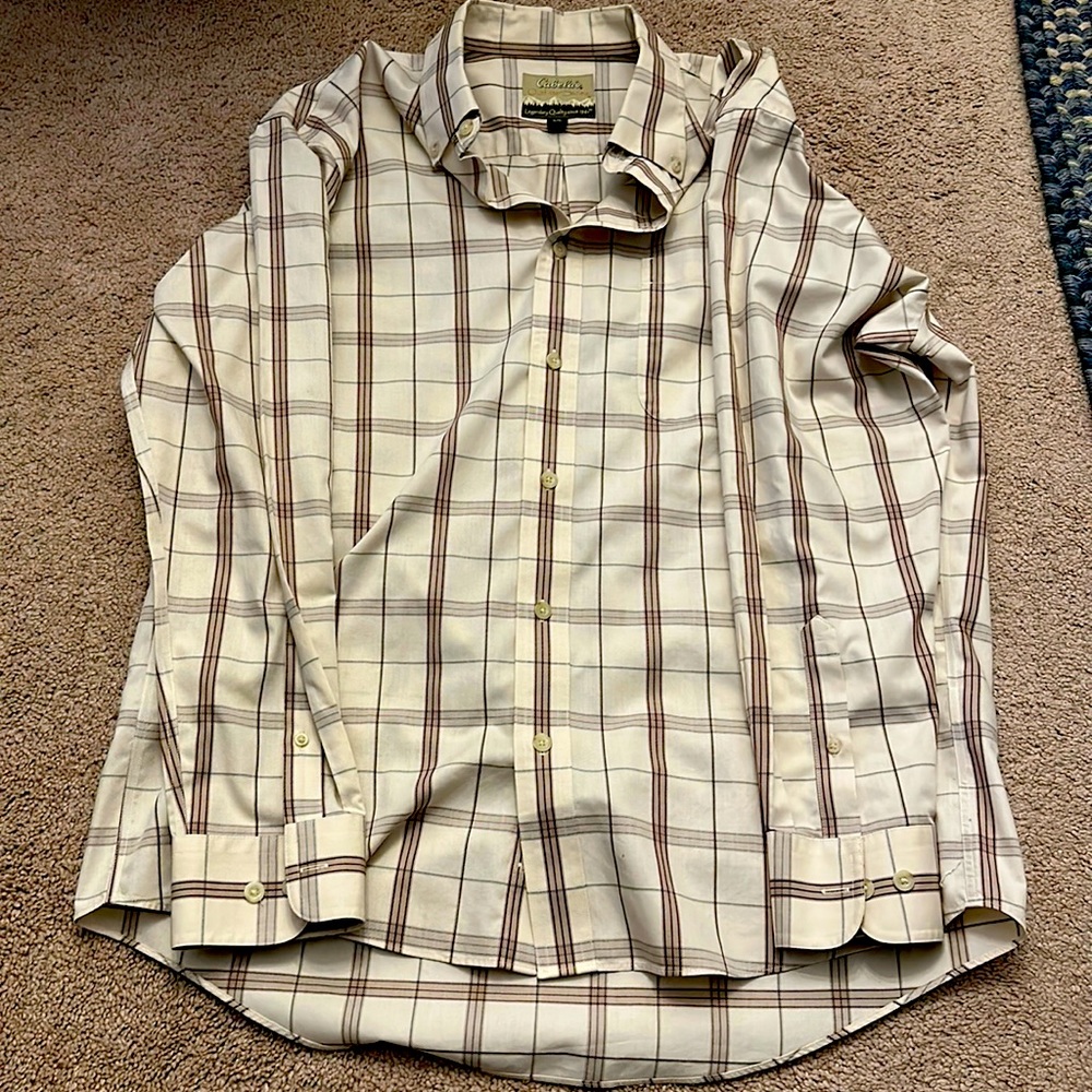 L/XL Cabela’s Outfitter Series Button Down Shirt